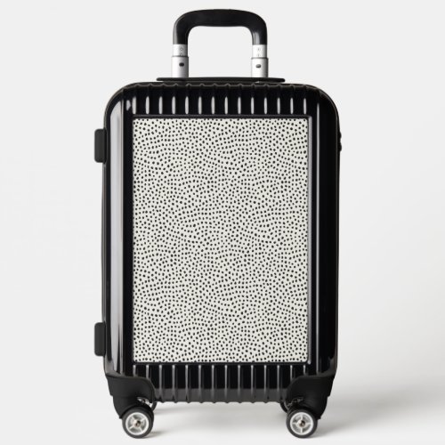 Black Dot Pattern Luggage