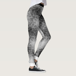 BLACK Dot Pattern on (Your Background Colour) Leggings