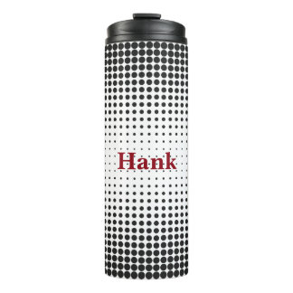 Black Dots Custom Thermal Tumbler