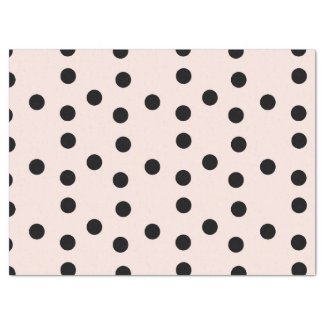 Black dots on pink