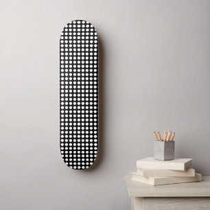 Black Dotted Skateboard