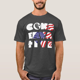 black Dove Cross US Flag Pro-Life Conservative T-Shirt
