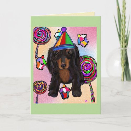 Black Doxie Card