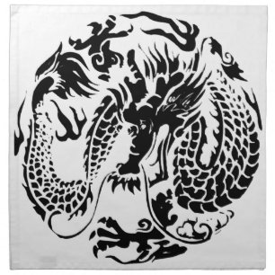 Black Dragon American MoJo Napkin