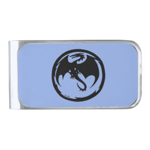 Black Dragon Blue money clip