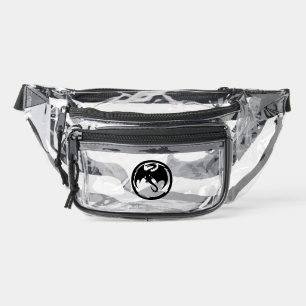 Black Dragon clear fanny pack