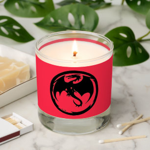 Black Dragon coral candle