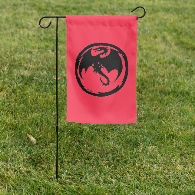 Black Dragon coral garden flag (In SItu)