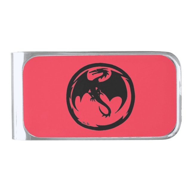 Black Dragon Coral money clip (Front)