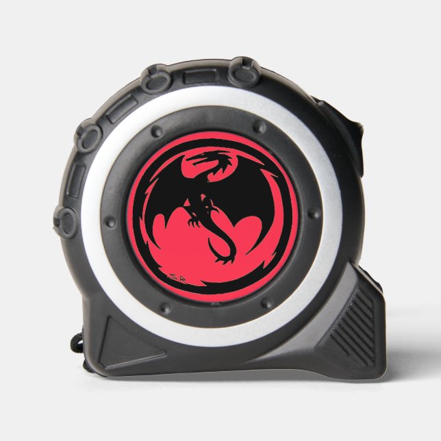 Black Dragon coral tape measure (Front)