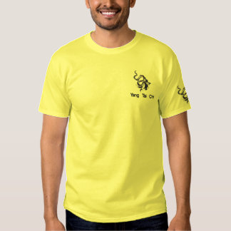 Black Dragon Embroidered T-Shirt