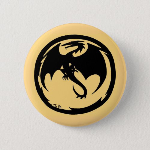 Black Dragon gold button