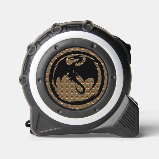 Black Dragon Gold Indent tape measure (Front)
