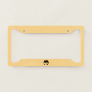 Black Dragon gold license plate frame
