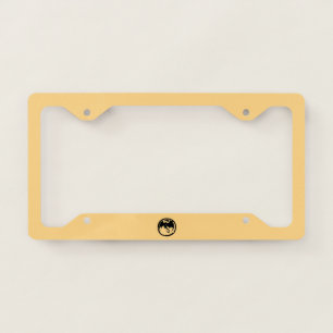 Black Dragon gold license plate frame