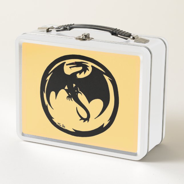 Black Dragon Gold lunchbox (Front)