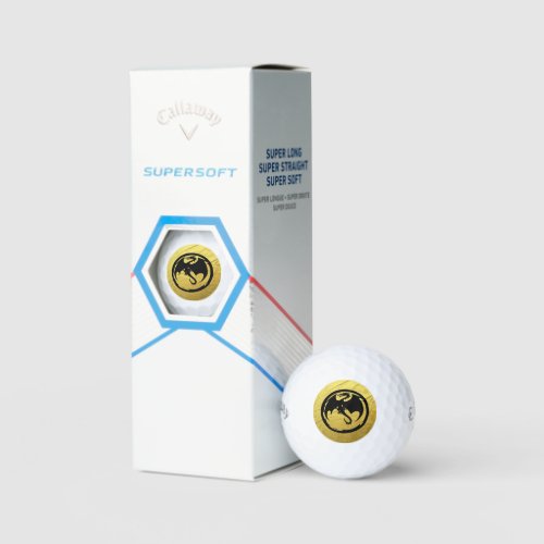 Black Dragon Gold Vein Callaway Soft golf balls