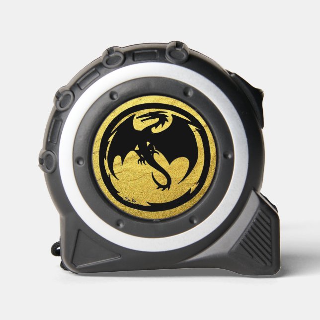 Black Dragon Gold Vein tape measure (Front)