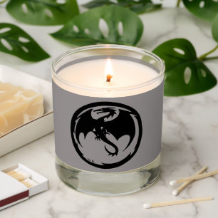 Black Dragon gray candle