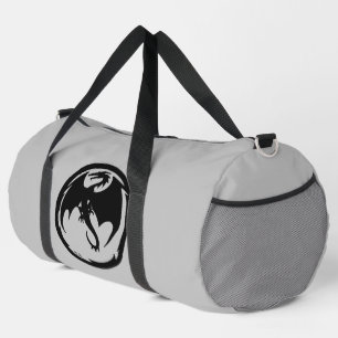 Black Dragon gray duffel bag