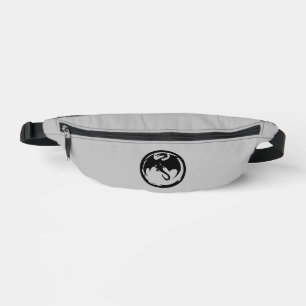 Black Dragon gray fanny pack