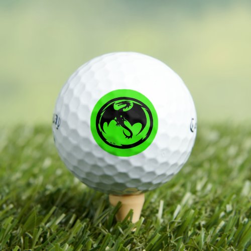 Black Dragon Green Callaway Soft golf balls 12pk