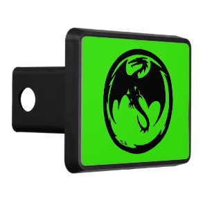 Black Dragon Green hitch cover receiver