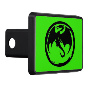 Black Dragon Green hitch cover receiver