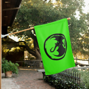 Black Dragon green house flag
