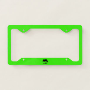 Black Dragon green license plate frame