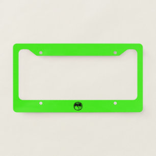 Black Dragon green license plate frame