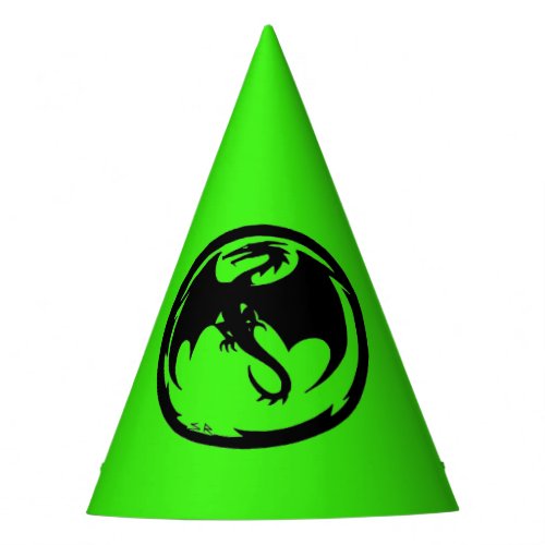 Black Dragon green party hats