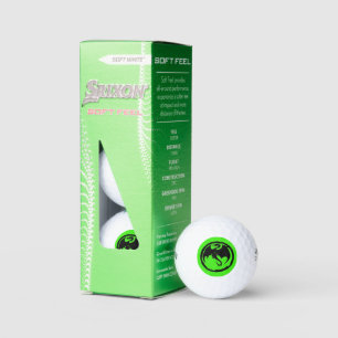 Black Dragon Green Srixon soft golf balls 3 pk