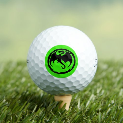 Black Dragon Green Titleist Pro V1 golf balls 12pk