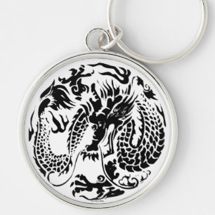 Black Dragon Keychain