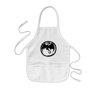 Black Dragon kids chef apron