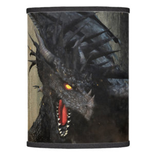 Black Dragon Lamp Shade