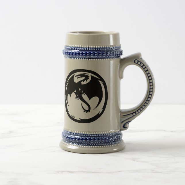 Black Dragon left hand beer stein (Right)