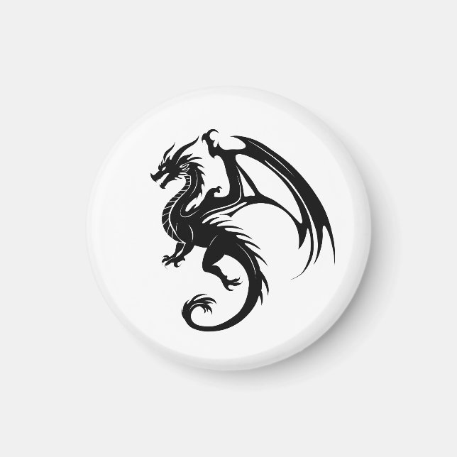Black dragon magnet (Front)