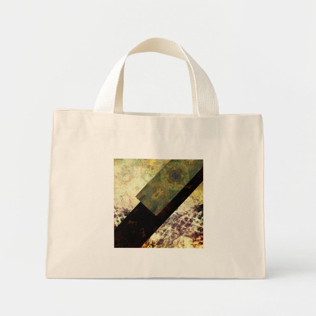 black dragon mini tote bag (Front)