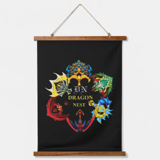 Black Dragon Nest Wall Tapestry