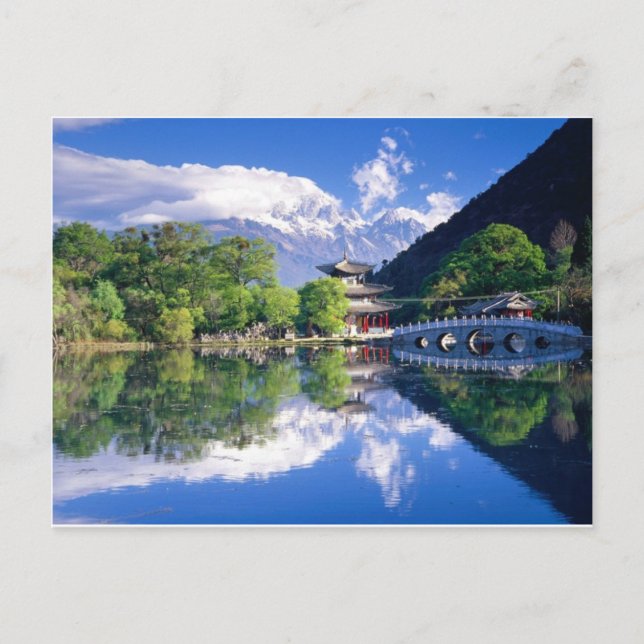 Black Dragon Pool, Lijiang Yunnan,China Postcard (Front)