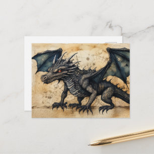 Black Dragon Postcard