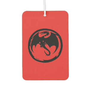Black Dragon red car air freshener