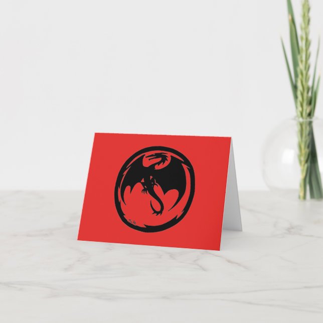 Black Dragon red card (Front)