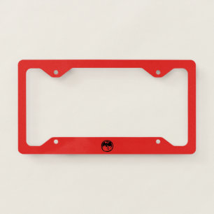 Black Dragon red license plate frame