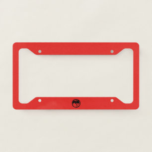 Black Dragon red license plate frame