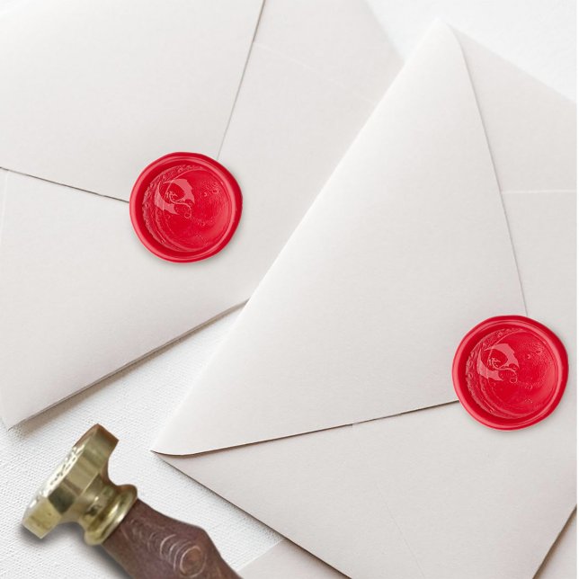 Black Dragon Red Roses Fantasy Wax Seal Stamp (Creator Uploaded)