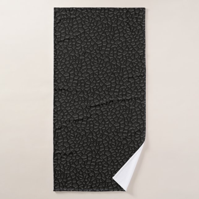 Black Dragon Scale Bath Towel (Bath Towel)