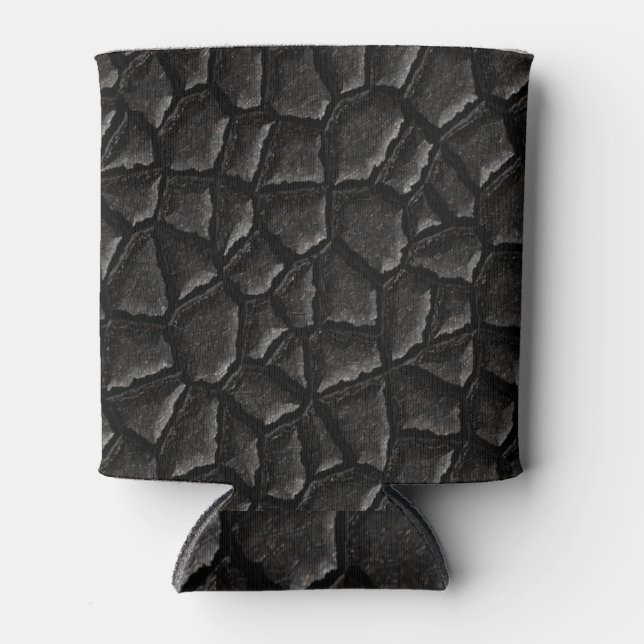 Black Dragon Scales Father's Day Can Cooler (Front)